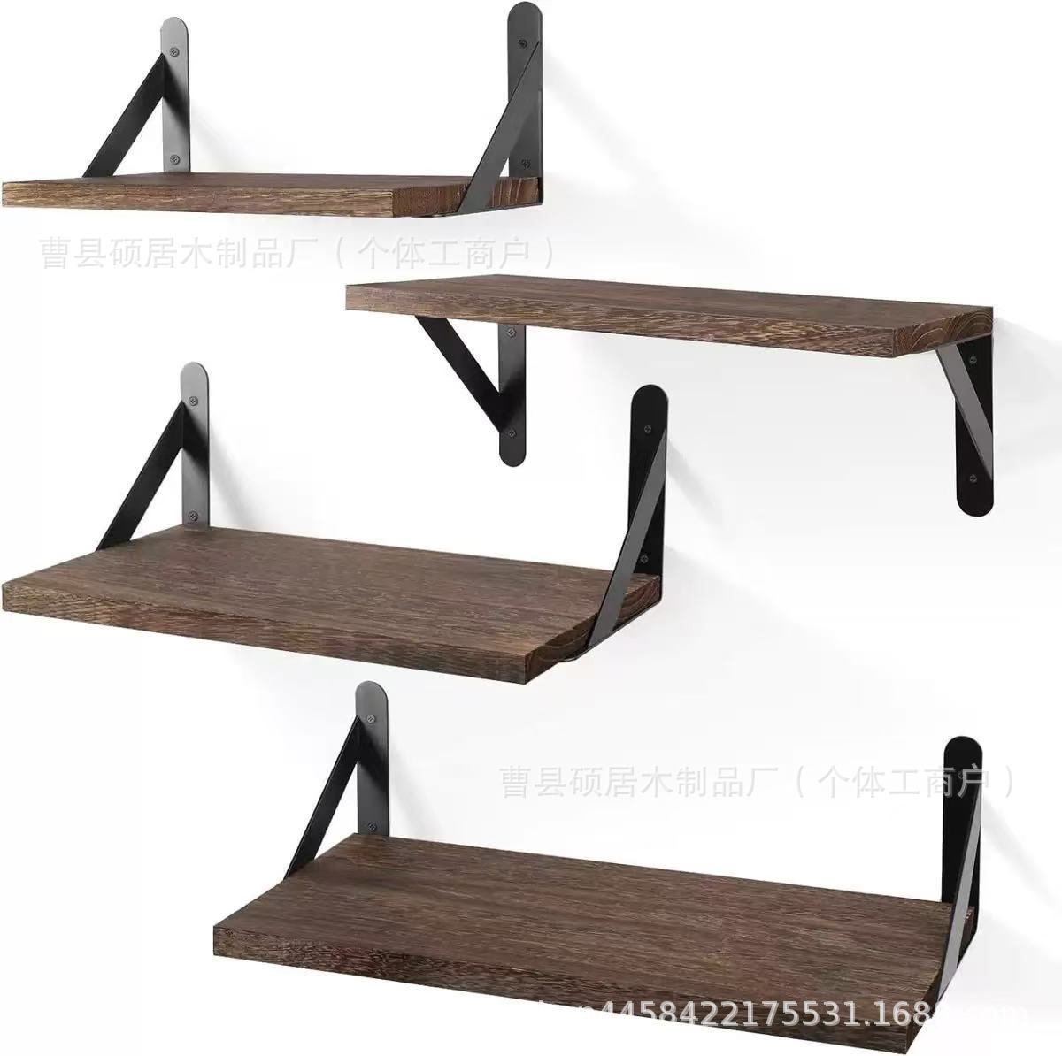 Paulownia heavy burnt color 4-piece set