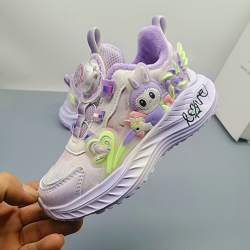 28-33 Zapatos deportivos de algodón de invierno nuevos zapatos para niños, niños, niñas, padres, zapatos para niños