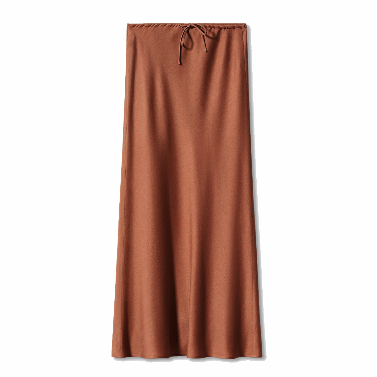 Sommer Frühling Einfacher Stil Einfarbig Polyester Maxi Langes Kleid Röcke display picture 13