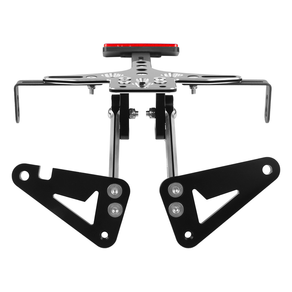 Suitable for Yamaha TMAX530 12-19 modified license plate frame with LED light license plate frame