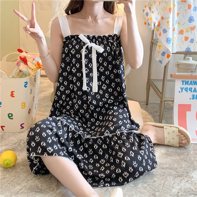 Pijama de verano girly cordón de encaje seda dulce princesa vestido de dormir ropa de casa de mujer comercio exterior al por mayor