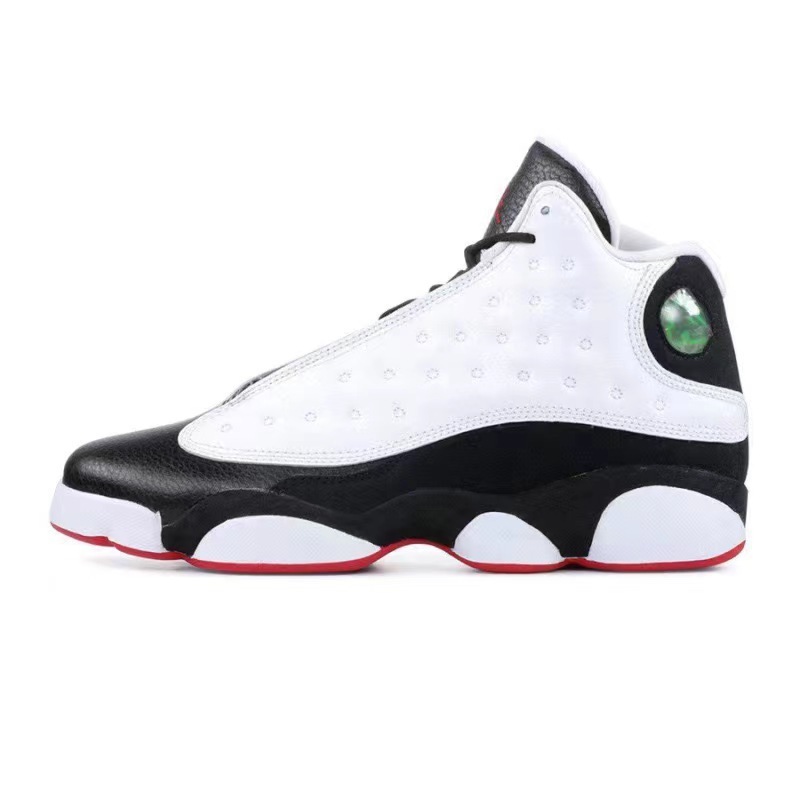 Putian Shoes Aj13 Black and White Panda Chinese New Year Navy Blue Obsidian Joe 13 High-Top Men's and Women's Sports Basketball Shoes