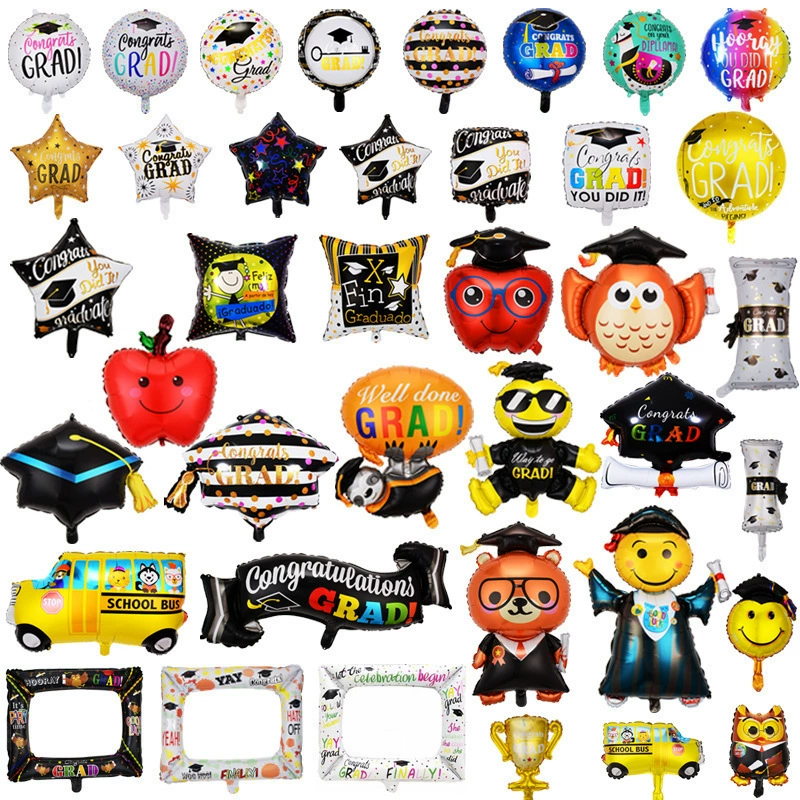 GRAD Amazon выпускной воздушный шар мужской доктор коала сова трофей выпускной сезон декоративный алюминиевая фольга воздушный шар оптом