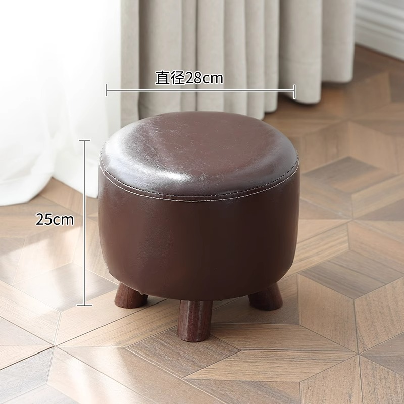 Taburete pequeño taburete bajo doméstico fuerte y duradero sofá taburete de sala de estar creativo para niños pequeño banco de puerta para cambiar zapatos taburete asiento muelle
