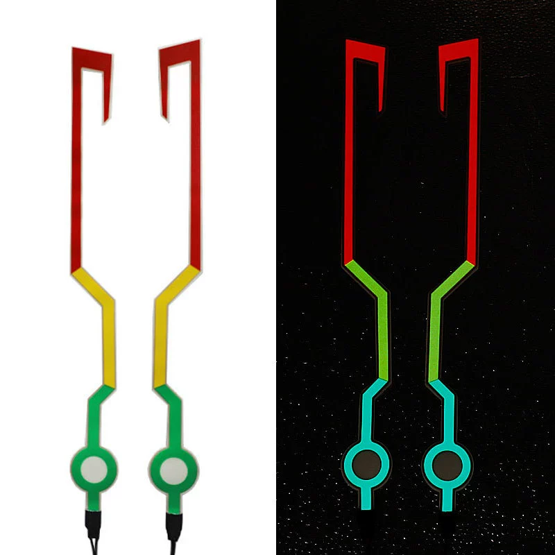 Встряхивая светодиодный трехцветный велосипедный шлем освещает мотоциклетный шлем ночной предупреждающий свет