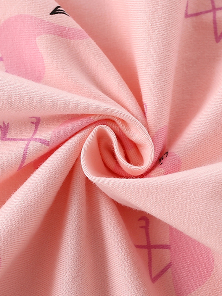 Malwee traje para niñas otoño nuevo estilo para niños pequeños y medianos cuello redondo manga larga estilo occidental estampado cintura elástica pantalones de dos piezas