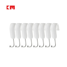 KM不锈钢S型挂钩厨房浴室横杆防滑卡扣排钩可旋转S勾衣帽包挂钩