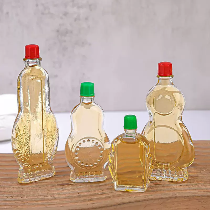 定制小容量风油精滚珠瓶清凉油瓶药油瓶活络油瓶风油精玻璃瓶