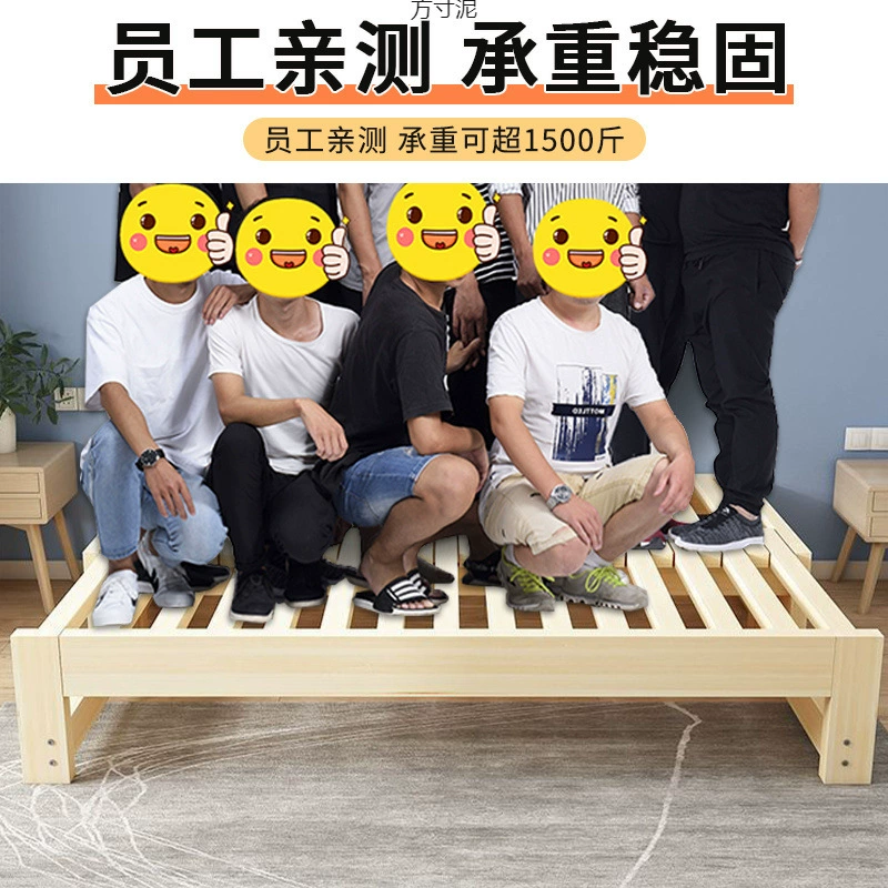 Древесный диван-кровать Многофункциональная раскладная кровать