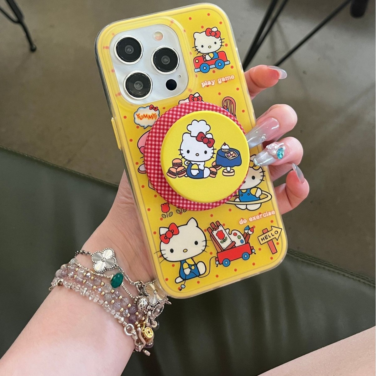 Cute Cartoon Chef kt Approx 16ProMax Apple 15P funda para teléfono móvil iPhone16 chica nuevo 13/14