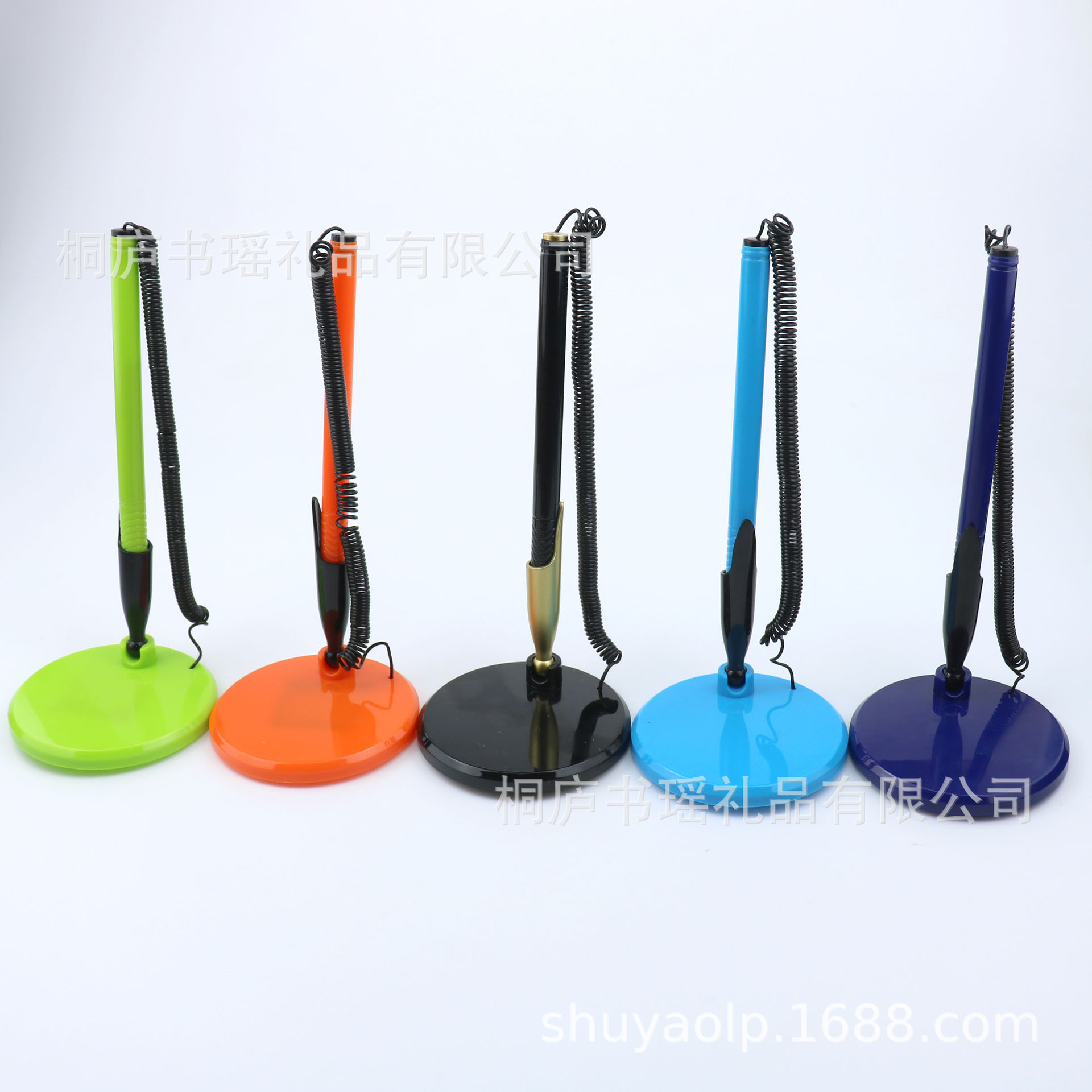 Factory Direct Sales Business Advertising Office Signature Desk Pen Writing Pen Printing LOGO Fixed Bank Counter Desk Pen