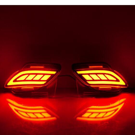 Adecuado para luz de parachoques trasero Lexus RX330 RX350 RX300 09-15 [tres funciones] lado negro lado rojo