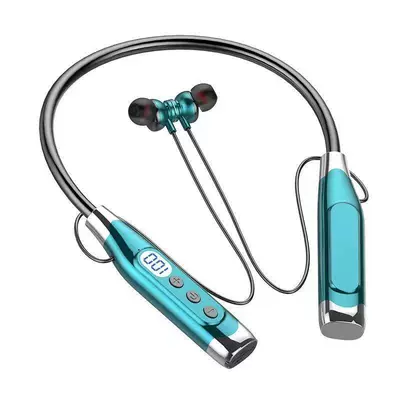 headphones with card slot, karaoke function, neckband: Motorcycle Helmet Headset - green-normal-call-karaoke-ear-monitoring-standard-definition-sound-quality-standard