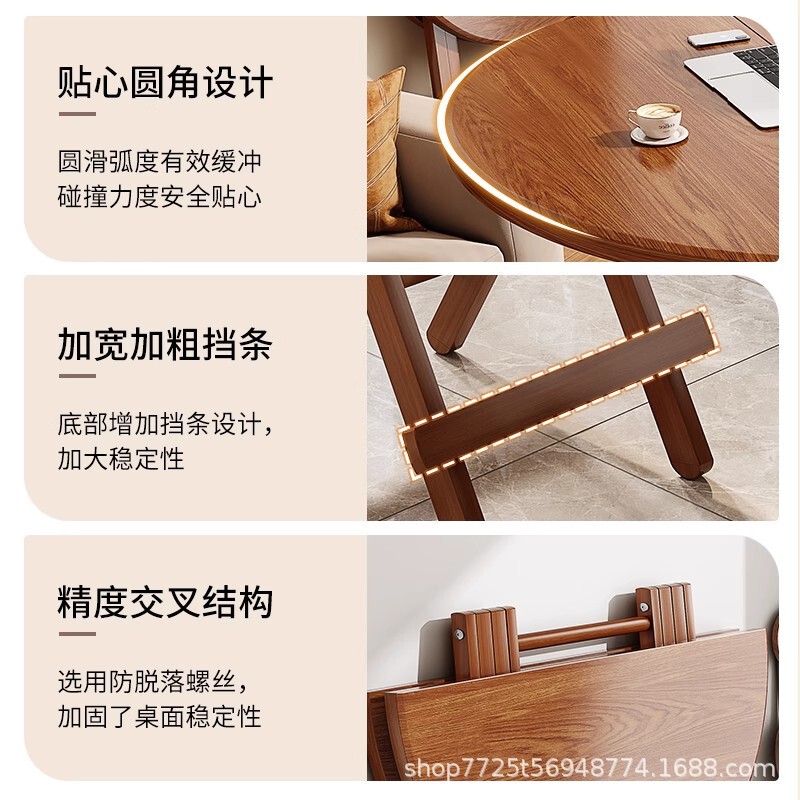 折叠桌家用吃饭桌子户外便携摆摊桌可收纳简易小户型出租房餐桌椅|undefined
