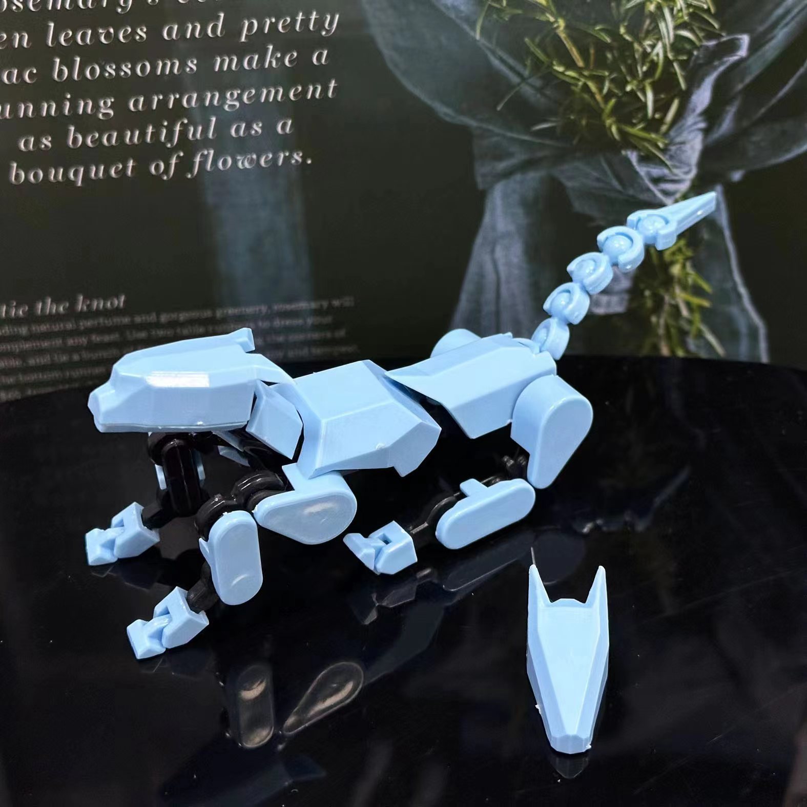 Lucky Doll 13 articulaciones muñecas impresas en 3D móviles perro de juguete muñeca maniquí de tercera generación artefacto de descompresión de bricolaje