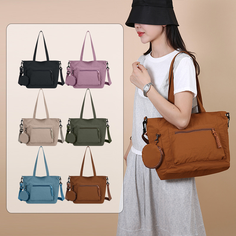 Cross-border large-capacity tote bag, fashionable trendy women's shoulder bag, simple and stylish versatile commuter personalized bag for women Cross-border large-capacity tote bag, fashionable trendy women's shoulder bag, simple and stylish versatile commuter personalized bag for women