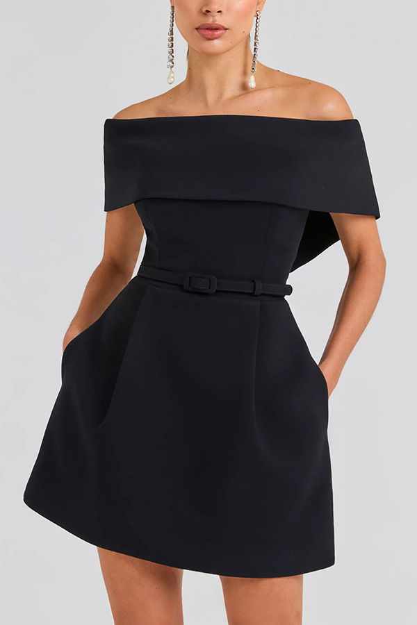 409g Weight Above Knee Dress Length Type Sleeveless Sleeve Length Sheath Dress Dresses Type Polyester Fabric Type Mid Waist Waist Line Holiday, Daily Occasion Off Shoulder Neckline Slim Fit Type Christmas, Valentine'S Day Festival Solid Color Pattern Summer, Spring Season Women's Gender Elegant Style Wholesale Women's Elegant Solid Color Holiday Daily Off Shoulder Sleeveless Sheath Dress 8