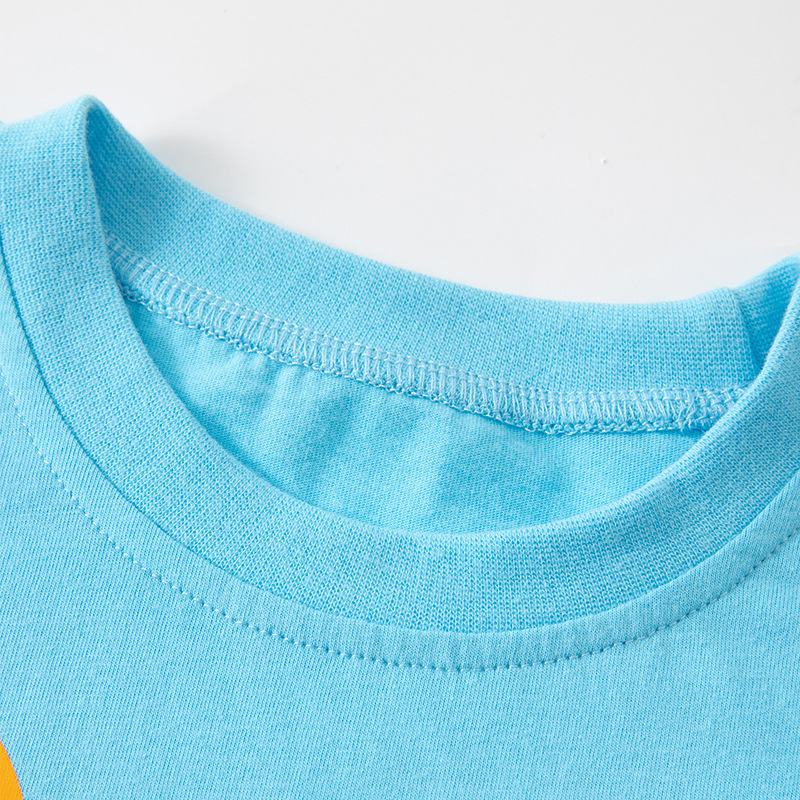 Ropa infantil transfronteriza camiseta de mangas cortas para niños verano nueva ropa de bebé dibujos animados camisas de animales al por mayor una venta a consignación