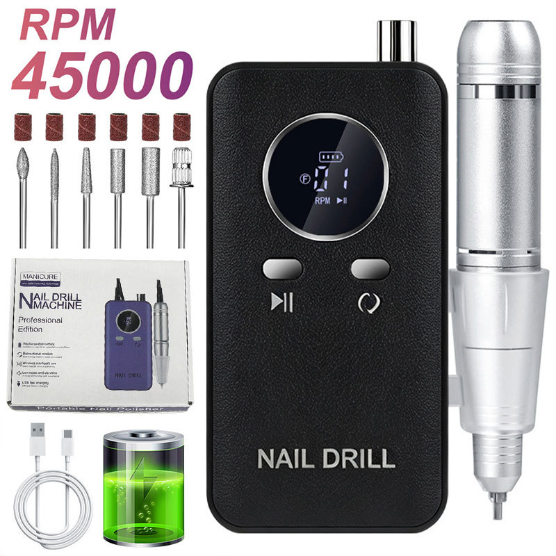 Torno Eléctrico para Uñas Portátil Recargable para Manicura image 71