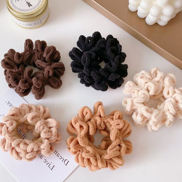 Demi-season elastic harmless hair rope