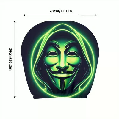 Universal seat cover Car Pillowcase Elastic Printed - 10-double-sided-printing-1pc-26cm28cm