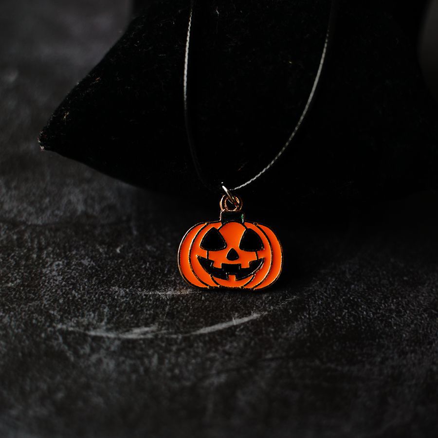 Fashion Pumpkin Bat Alloy Unisex Pendant Necklace