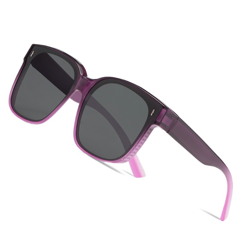Tiktok mismo estilo gafas polarizadas TR90 conducción especial transpirable agujero miopía gafas hombres y mujeres mismo estilo gafas de sol polarizadas