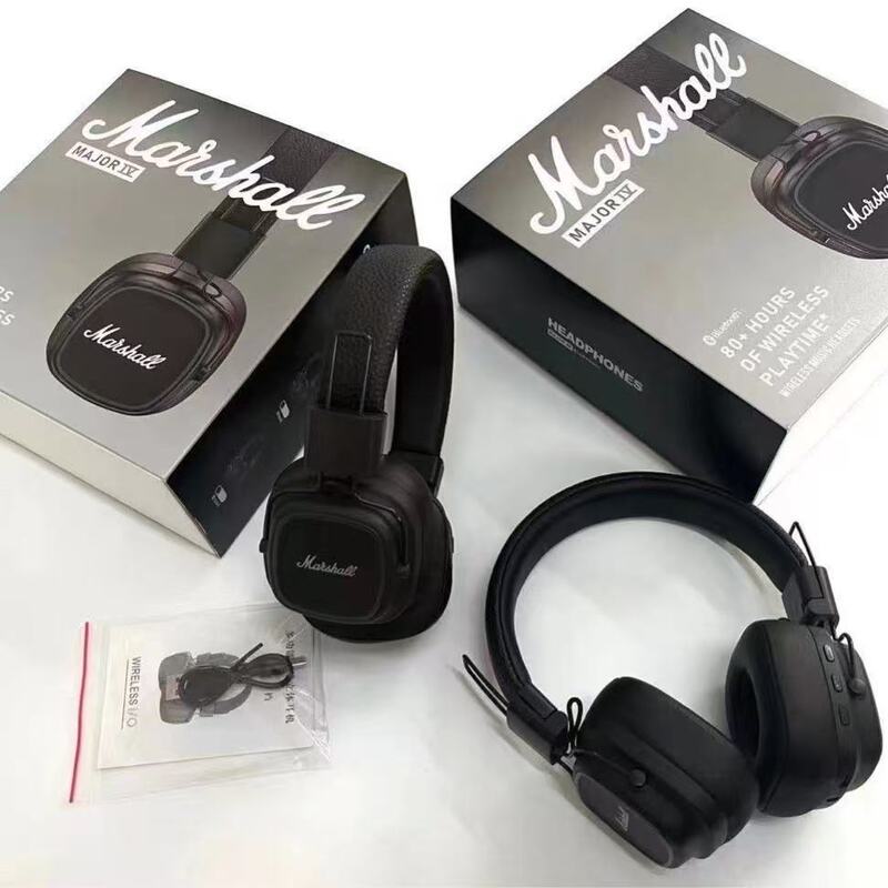 Major Iv Fourth Generation Head-Mounted True Wireless Bluetooth Headset Cross-Border Hot Model Suitable for Marshall