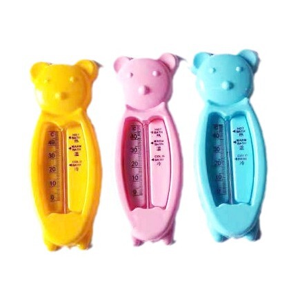 Bear Baby Water Thermometer Measures Water Temperature Baby Bath Newborn Thermometer Home Children's Water Temperature Meter Water Temperature Card