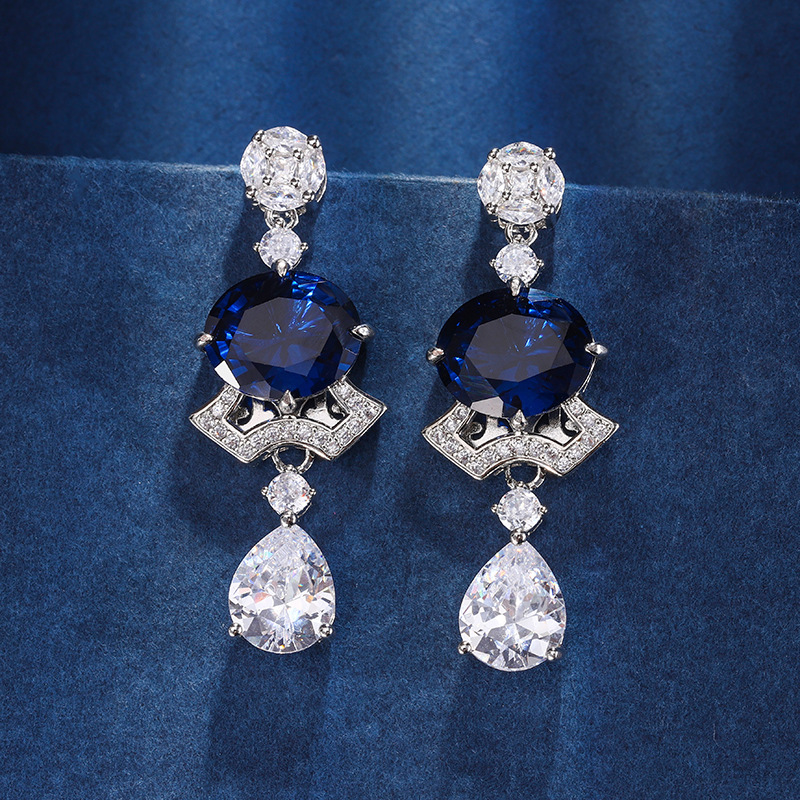 Zhuang Sheng joyas de cobre inferior chapado en oro de la joyería traje de simulación de tesoro de color avanzada falda retro traje femenino 10*12