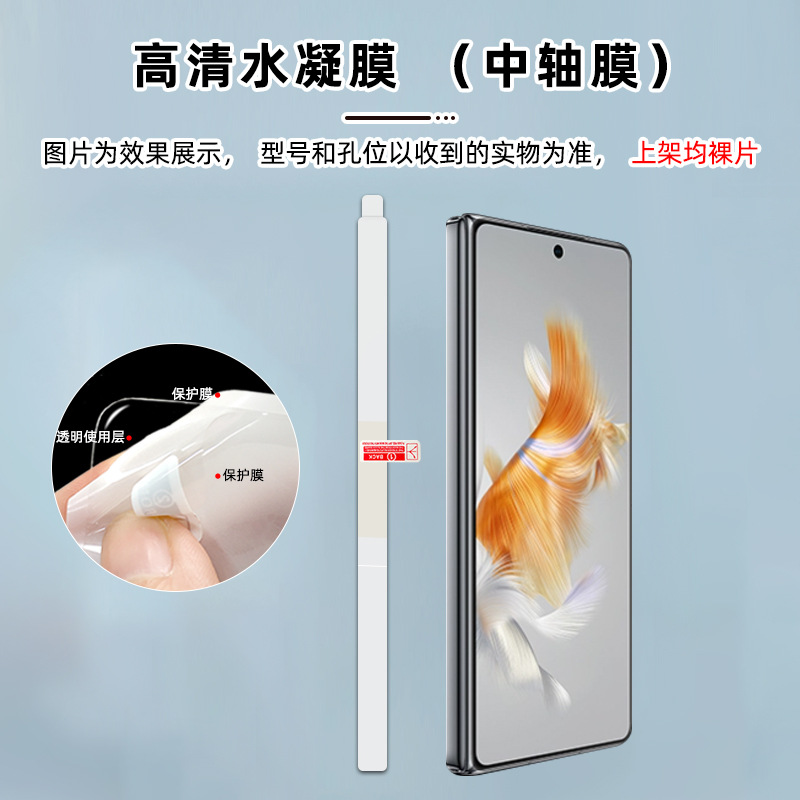 High-definition hydrogel membrane (center axis membrane)