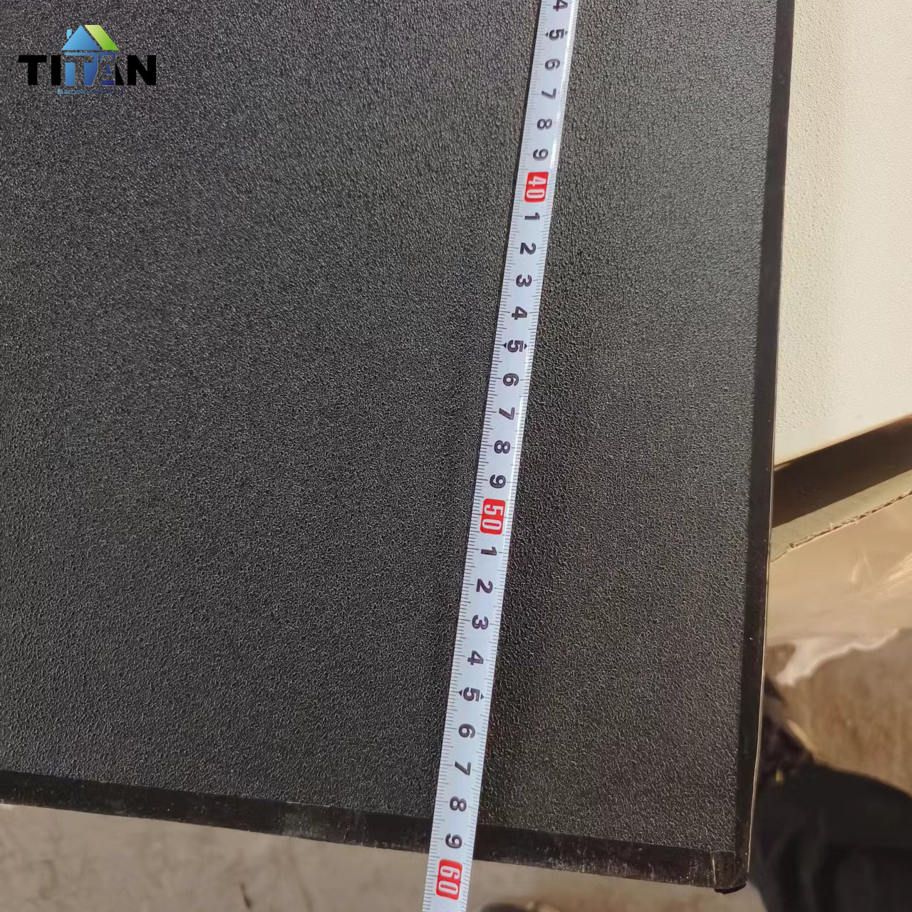 60x60cm lámina de yeso espalda de pvc laminación de yeso azulejos de techo