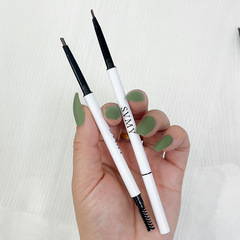 Ultra-fine eyebrow pencil for women, waterproof and sweat-proof, natural, long-lasting, non-fading, ultra-fine tip eyebrow powder, affordable for beginners