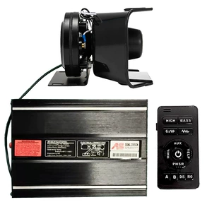 Wireless 200W siren speaker, 12V car-mounted loudspeaker, AS high-pitched alarm, AS7200A+ Black Hawk speaker