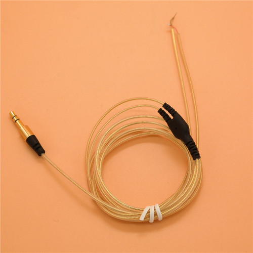 New Fashion MP3 Headphone Cable TPE Aluminum Foil Metal Semi-Finished Cable DIY Audiophile Cable