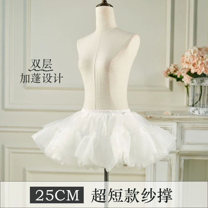 Кукольный Лолита Ежедневно Габон 6-слойный мягкий сосуд Лолита Облако Белый Короткий Жестокий Универсальный Кукольный