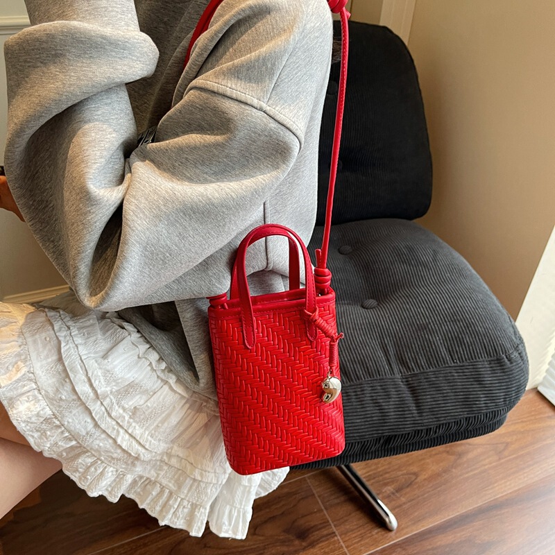 Korean Niche Woven Bags for Women 2026 New Summer Trendy Versatile Crossbody Bag Small Handbag Phone Bag Korean Niche Woven Bags for Women 2026 New Summer Trendy Versatile Crossbody Bag Small Handbag Phone Bag
