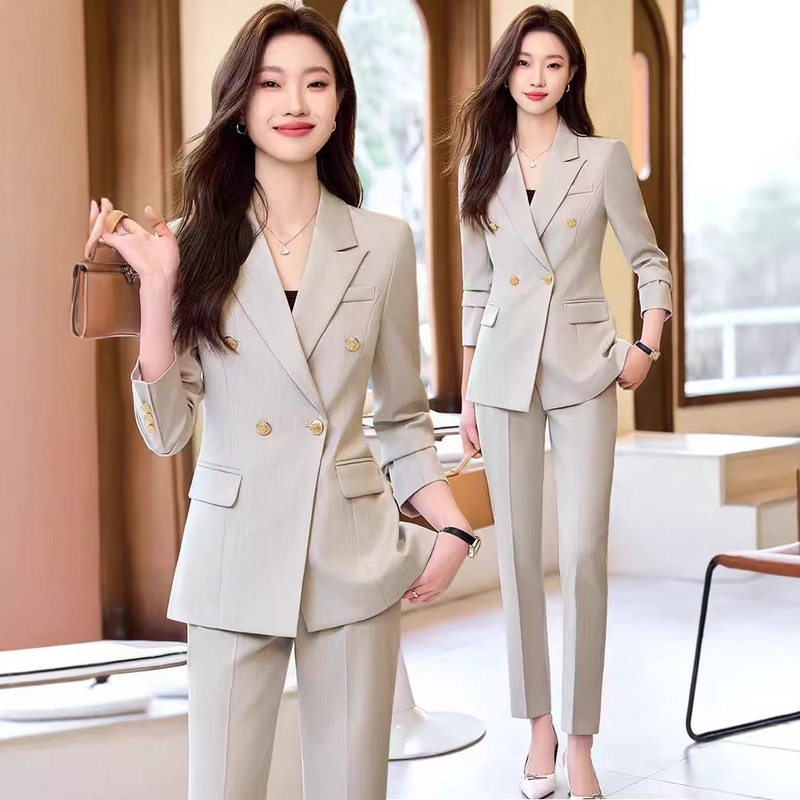 Suit Suit Women's High-End Autumn New Professional Suit 2025 Elegant Interview Formal Work Clothes Suit