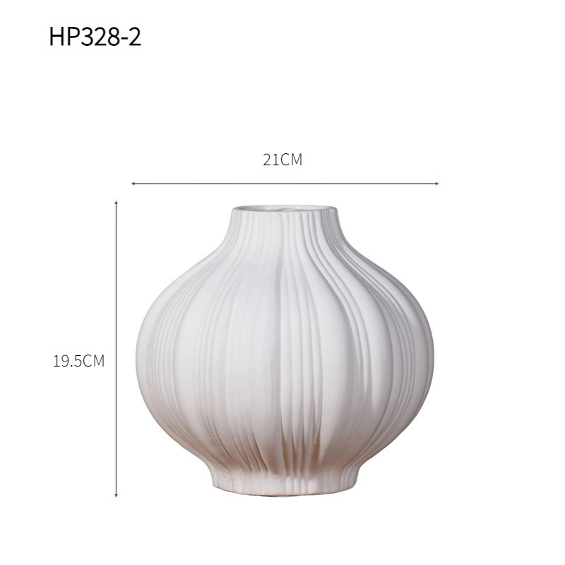 陶磁器のニンニクの形の花瓶の家庭のホテルの柔らかい装飾品の家の装飾品のアイデアの家具の北欧の簡単な現代の装飾品|undefined
