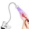 USB clip table lamp, nail lamp nail oil solid light UV glue curing purple light light mobile phone repair lamp