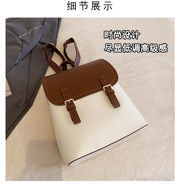 Women's Fashion Small Backpack High-End Commute Daypack Large Capacity Multiple Pockets Everyday Versatile Shoulder Bag