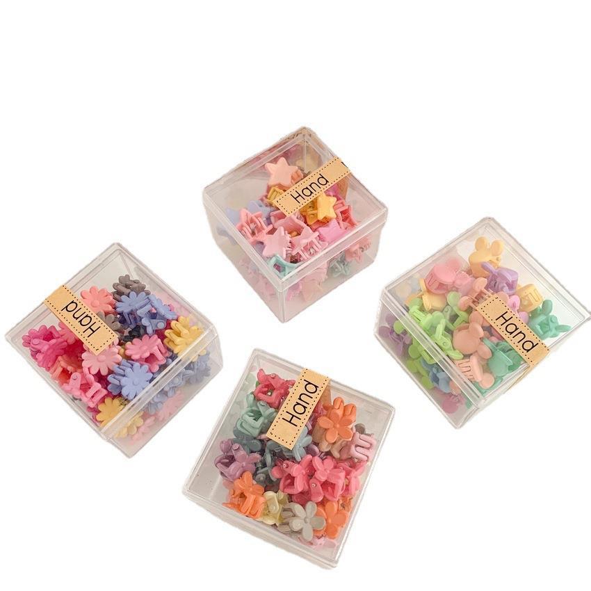 La horquilla lateral de los nuevos niños de verano dulce mini horquilla de tamaño pequeño no duele el cabello flequillos femeninos pelo roto artefacto clip