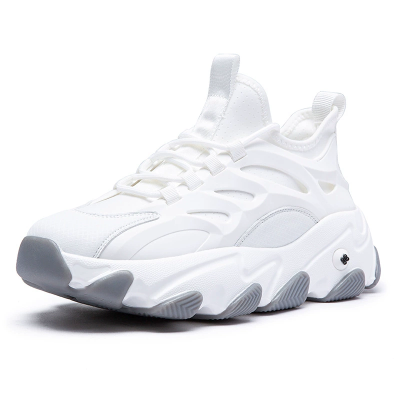 Mesh extra large sports shoes for leisure, high casual footwear platform, plus size, 2025 years