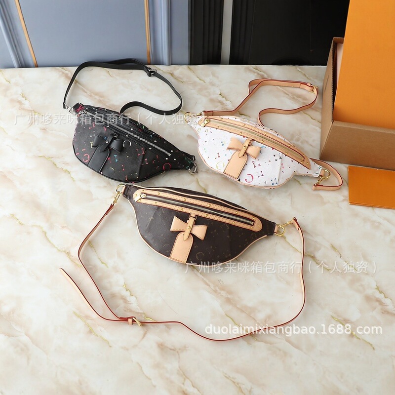 Cross-border European and American New Multi-functional Printed Chest Bag Single Shoulder Crossbody Dumpling Bag Fashionable Cash register Storage Outdoor Waist Bag