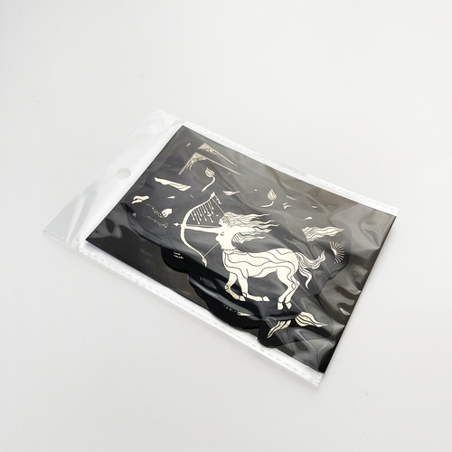 Cold stamping sticker bag handbag and paper hot stamping handbag sticker creative constellation girl sticker literary and artistic decoration material