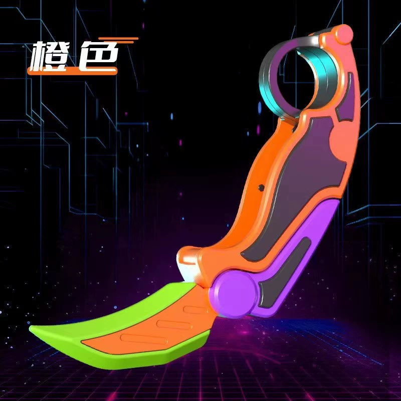 Крутящийся игрушечный палец — вращающийся гироскоп-пистолет и трансформируемый вертящийся попугай, снятие стресса, 6 см