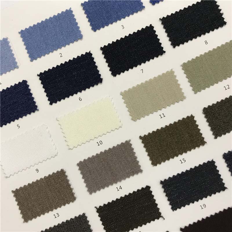 Slightly Elastic Double-Strand Twill Imitation Denim Fabric in 39 Colors, in Stock from the Manufacturer, Suitable for Shirts and Pants Fabric 8242791