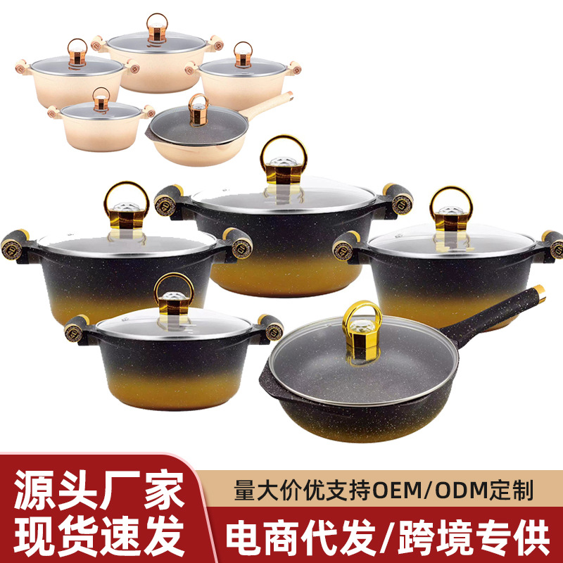 Transfronterizos de alta calidad en el punto, paneles antiadherentes caseros de arroz de arroz grueso de doble oreja, paneles de cocción de piedra de arroz