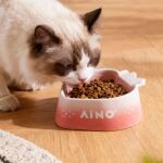 创意3D草莓形状陶瓷宠物碗现货厂家直销陶瓷猫狗碗防滑宠物食碗