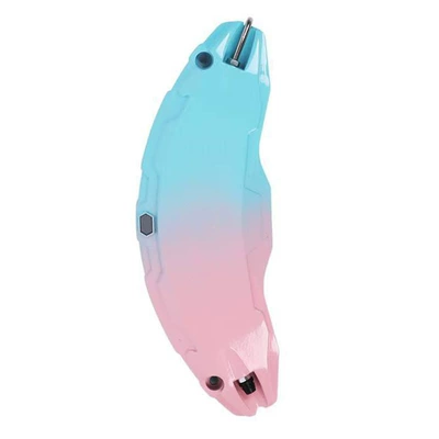 Brake caliper cover — Caliper Cover Wheel Decoration - blue-and-pink-color-combination-a-set-of-four-covers